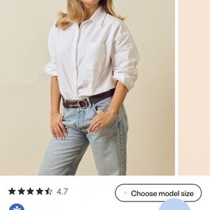 Dierf avenue white blouse